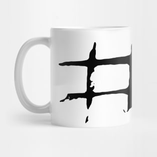 Dark and Gritty Hashtag Number Sign Mug